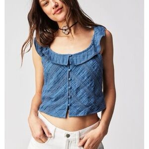 Free People! Riviera Lace Tank NWOT!